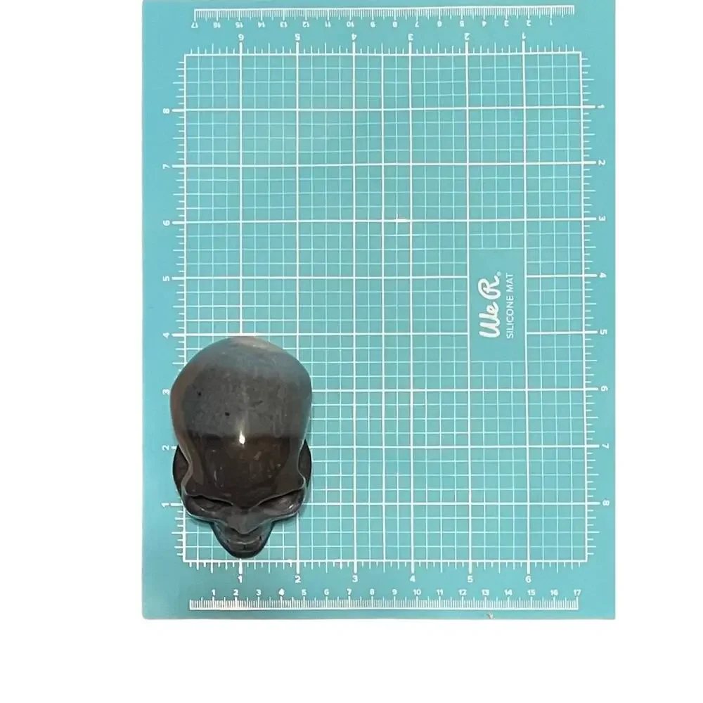 Trolleite Skull Crystal Carving